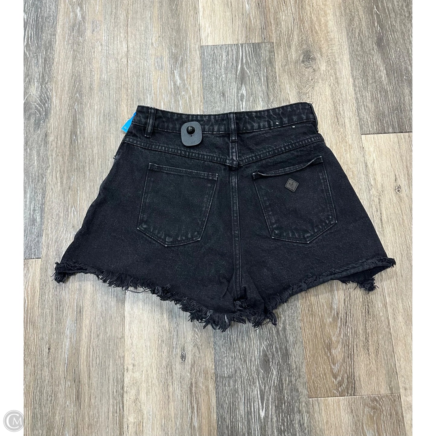 Shorts By Abrand Jeans In Black Denim, Size: 4