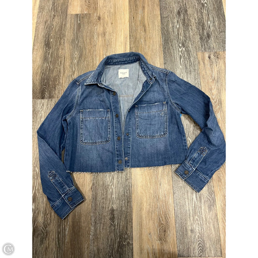 Jacket Shirt By Hidden In Blue, Size: Xs