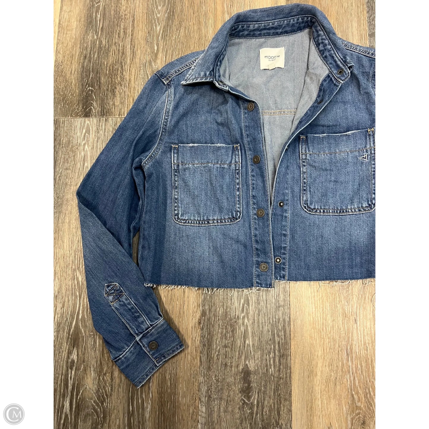 Jacket Shirt By Hidden In Blue, Size: Xs