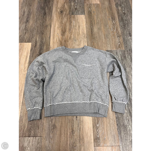 Sweatshirt Crewneck By Evereve In Grey, Size: S