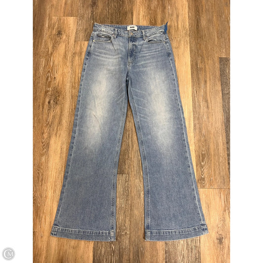 Jeans Wide Leg By Paige In Blue Denim, Size: 6/28