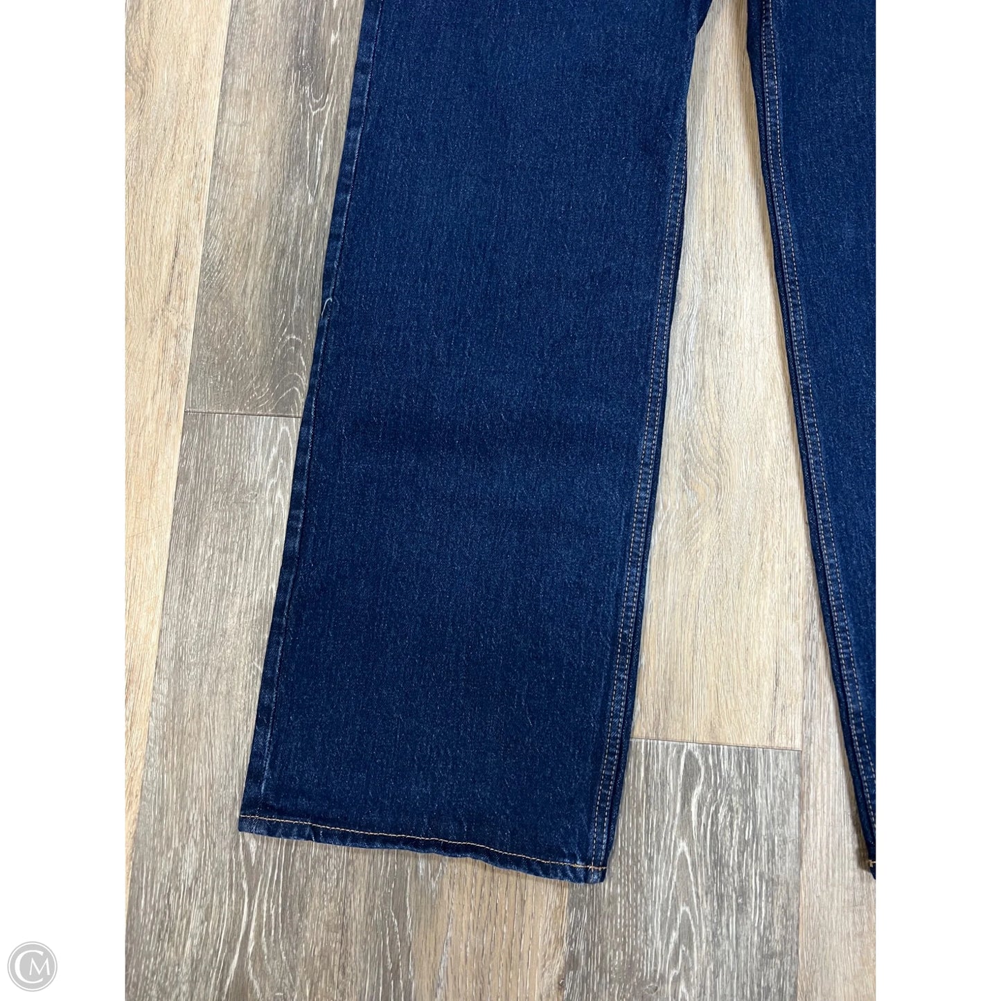 Jeans Straight By Abercrombie And Fitch In Blue Denim, Size: 8