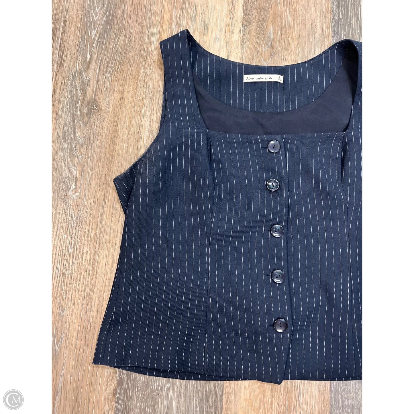 Vest Other By Abercrombie And Fitch In Blue, Size: L