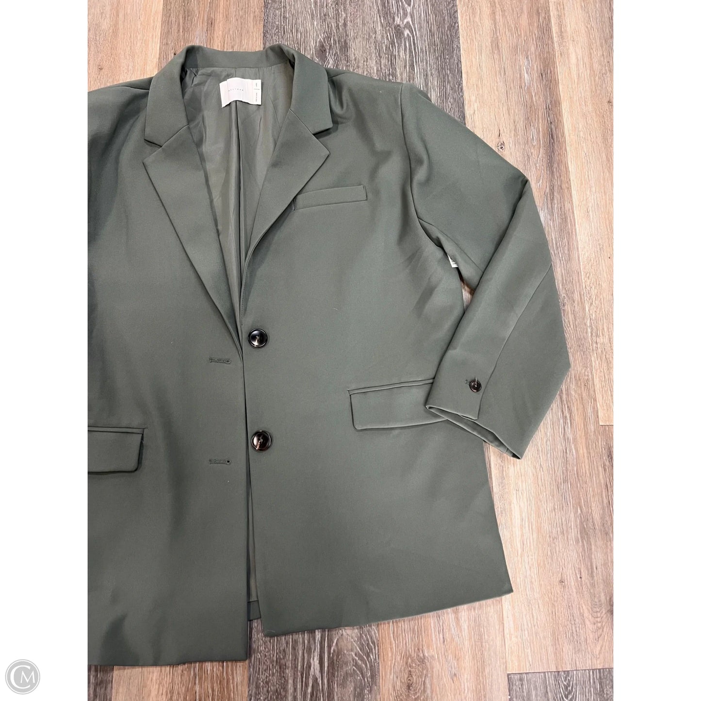 Blazer By All Row In Green, Size: L