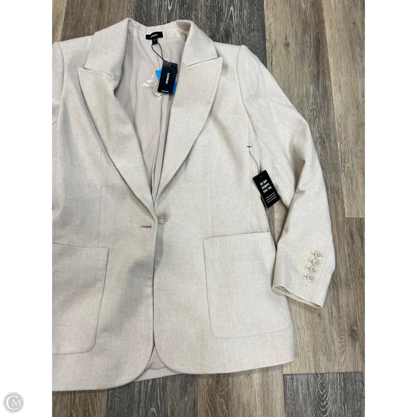 Blazer By Express In Cream, Size: S