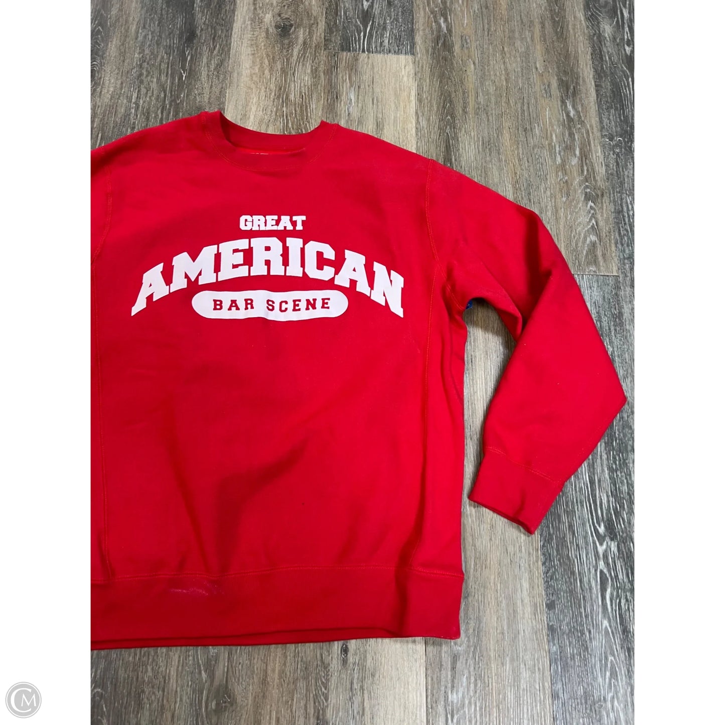 Sweatshirt Crewneck By Zach Bryan In Red, Size: L