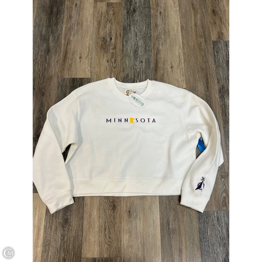 Sweatshirt Crewneck By Blue 84 In White, Size: L