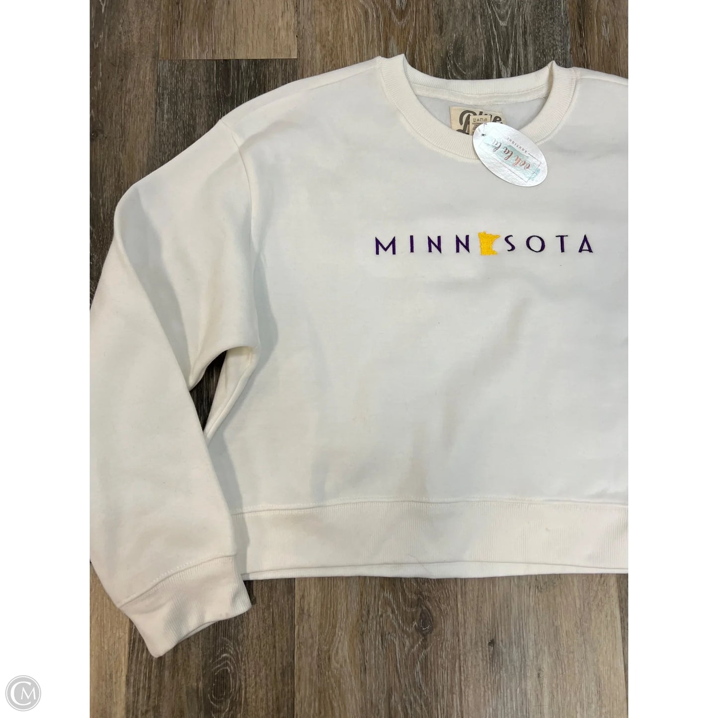 Sweatshirt Crewneck By Blue 84 In White, Size: L