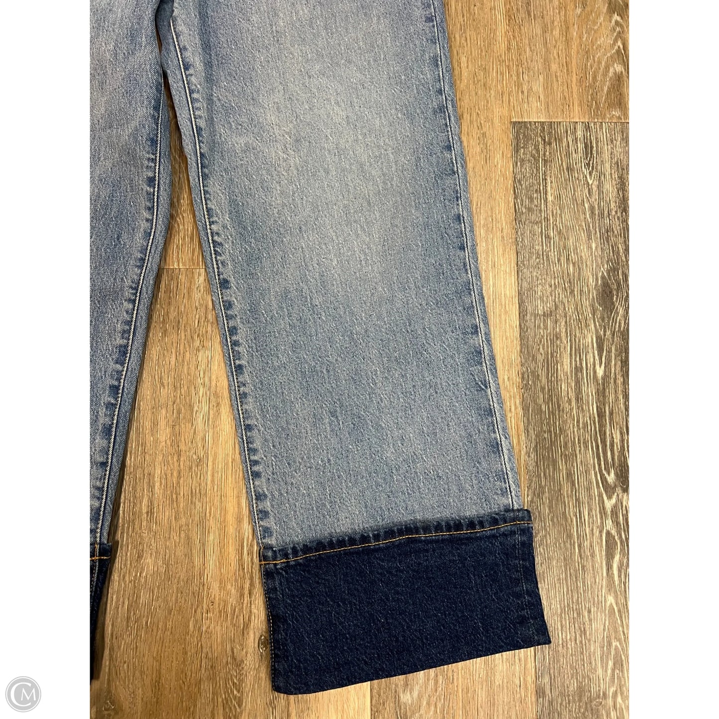 Jeans Wide Leg By Daze In Blue Denim, Size: 10/30