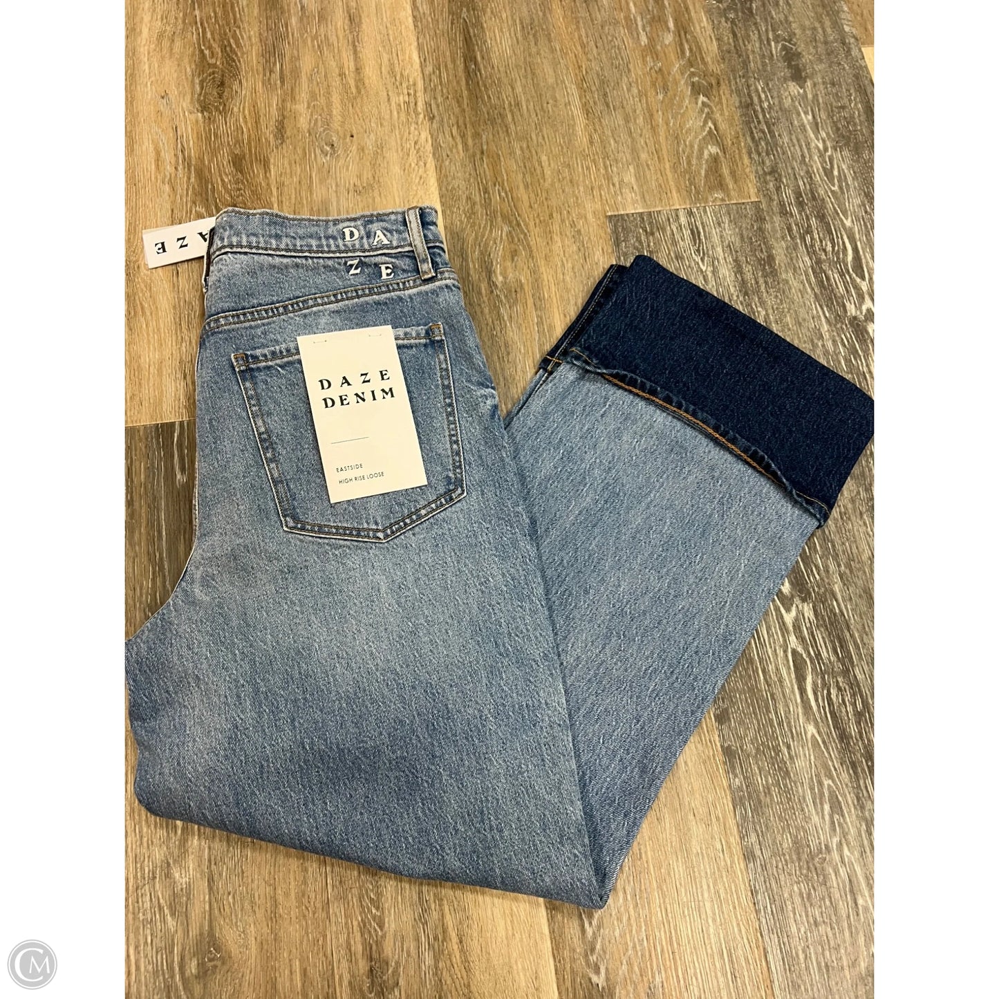 Jeans Wide Leg By Daze In Blue Denim, Size: 10/30
