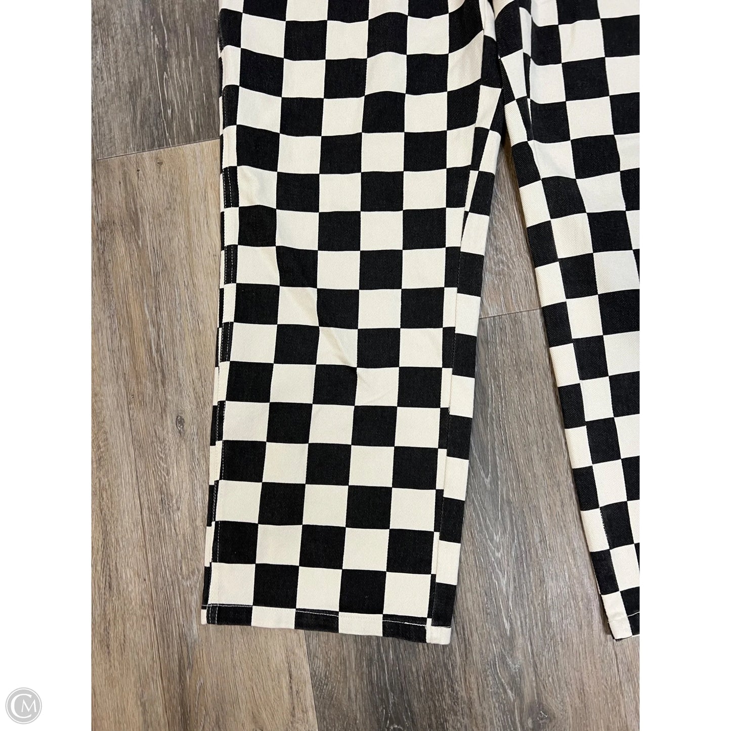Overalls By Hell Babes In Checkered Pattern, Size: Xl
