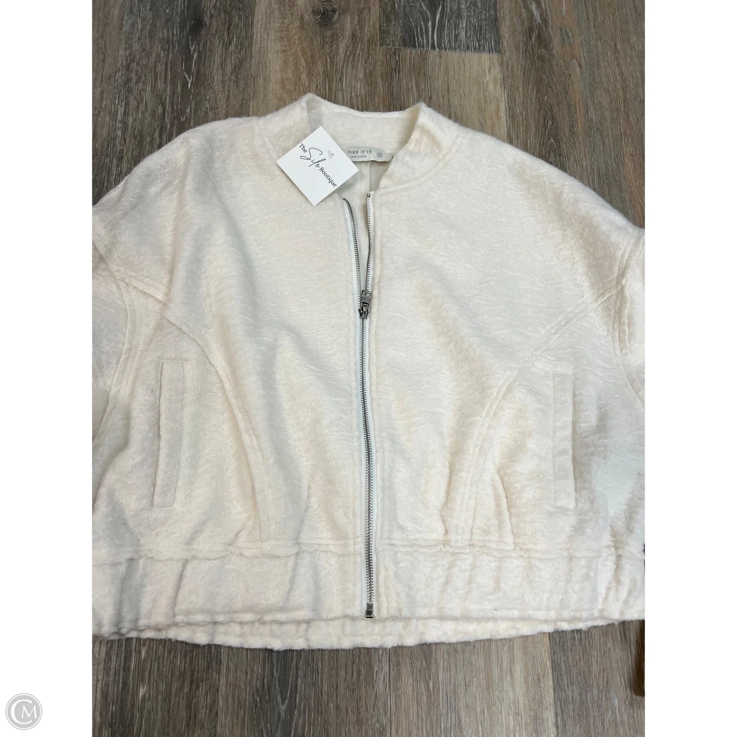 Jacket Fleece By Miss Love In Cream, Size: M
