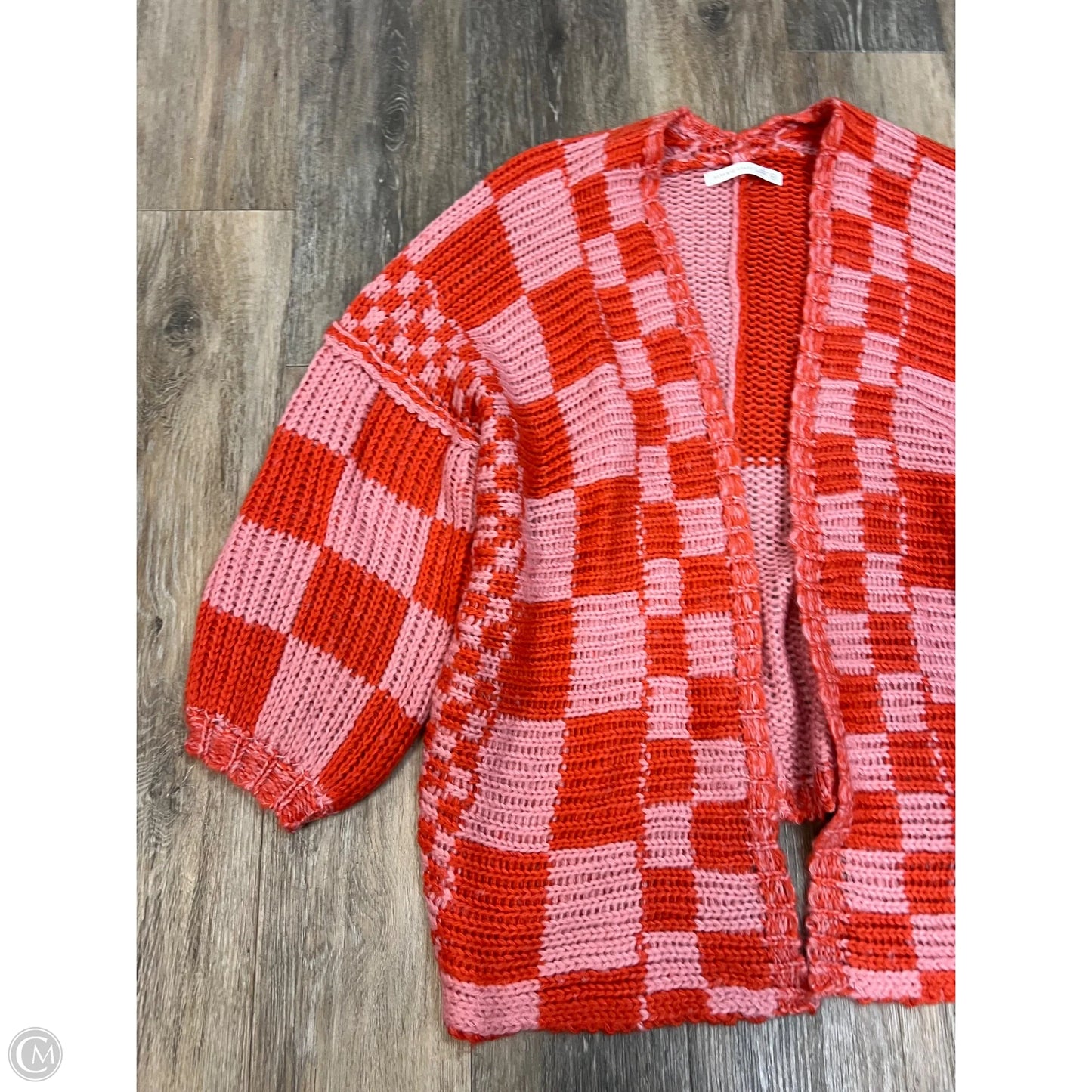 Sweater Cardigan By Altard State In Orange & Pink, Size: M/L