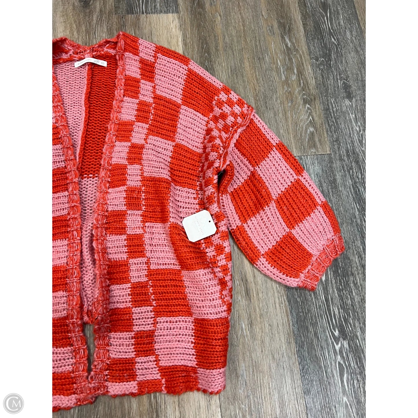 Sweater Cardigan By Altard State In Orange & Pink, Size: M/L