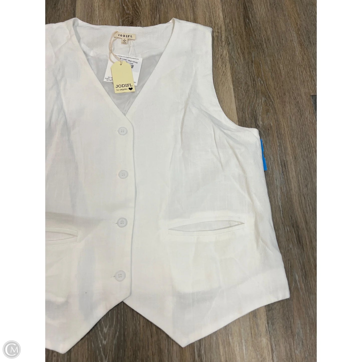 Vest Other By Jodifl In White, Size: L