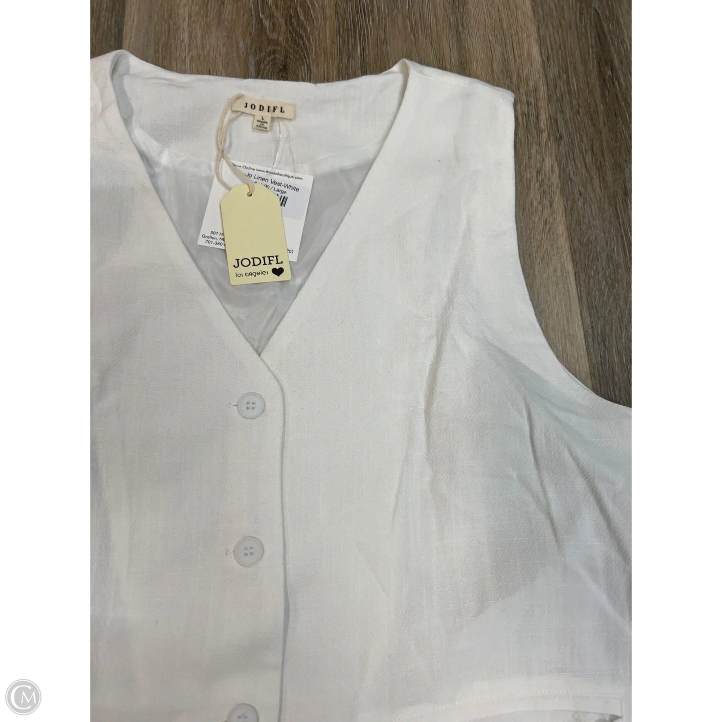 Vest Other By Jodifl In White, Size: L