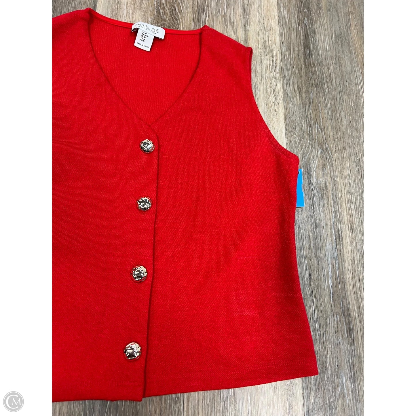 -Vest Other By Rachel Zoe In Red, Size: M