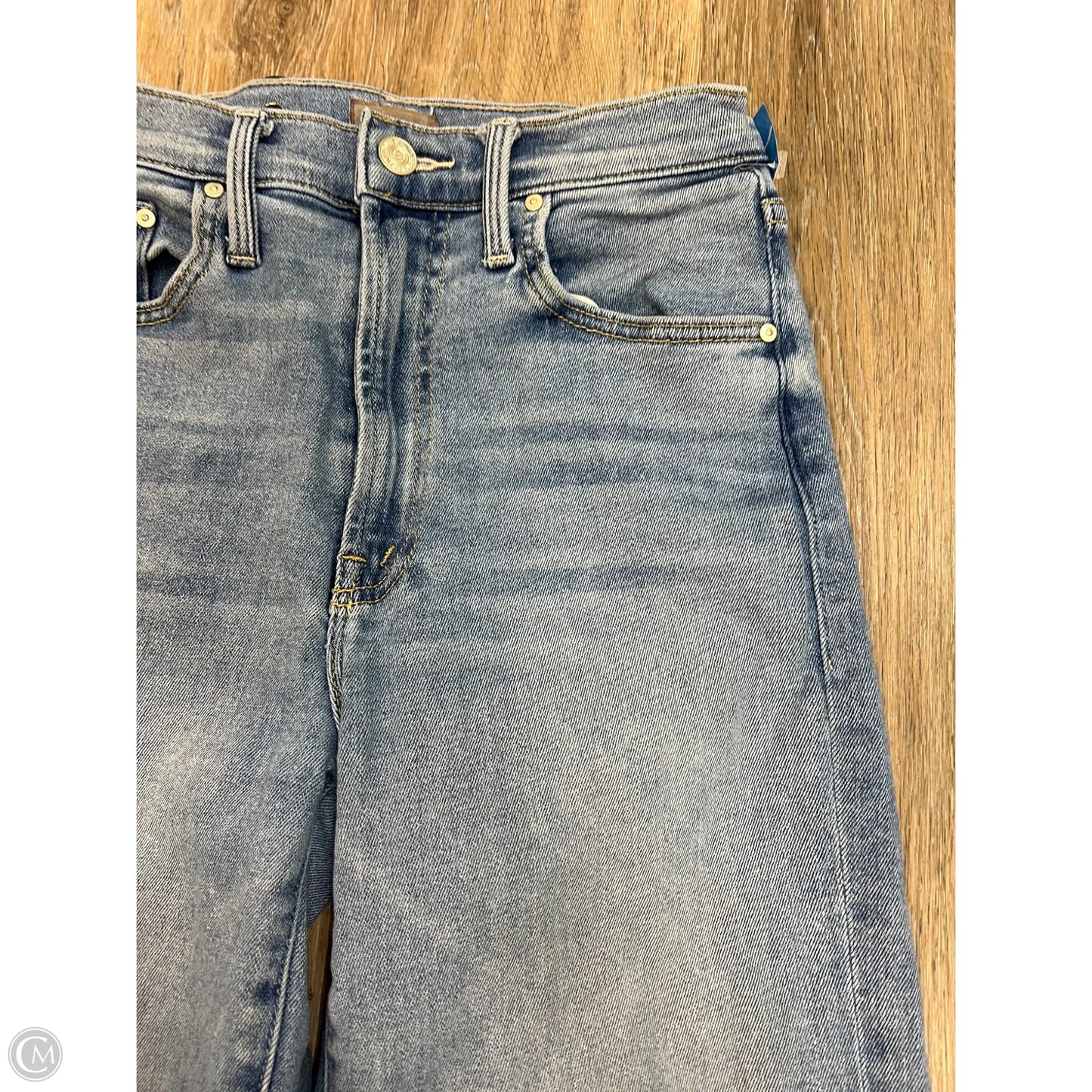 Jeans Wide Leg By Mother In Blue Denim, Size: 00/23