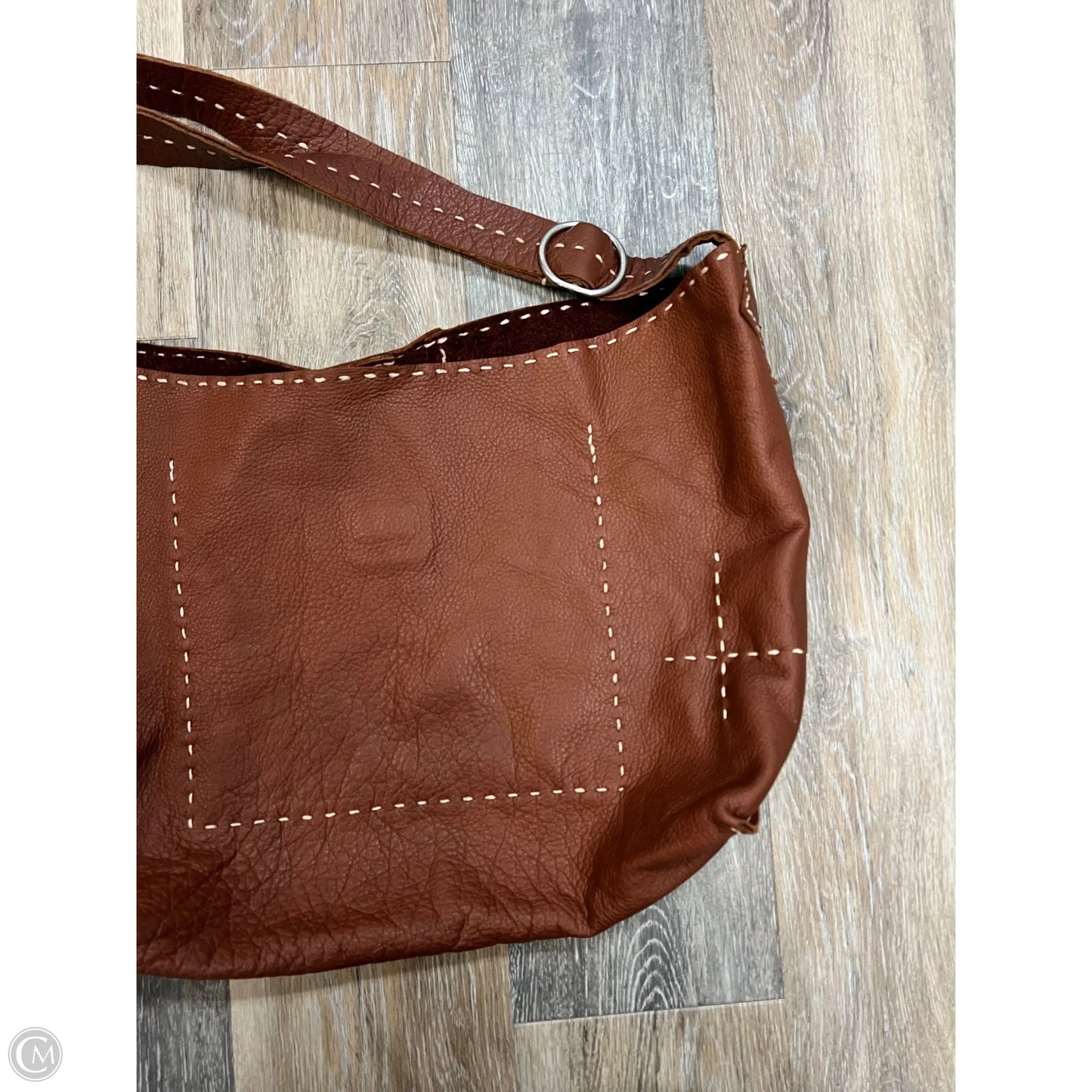 Tote Leather By Cindy Kirk, Size: Large