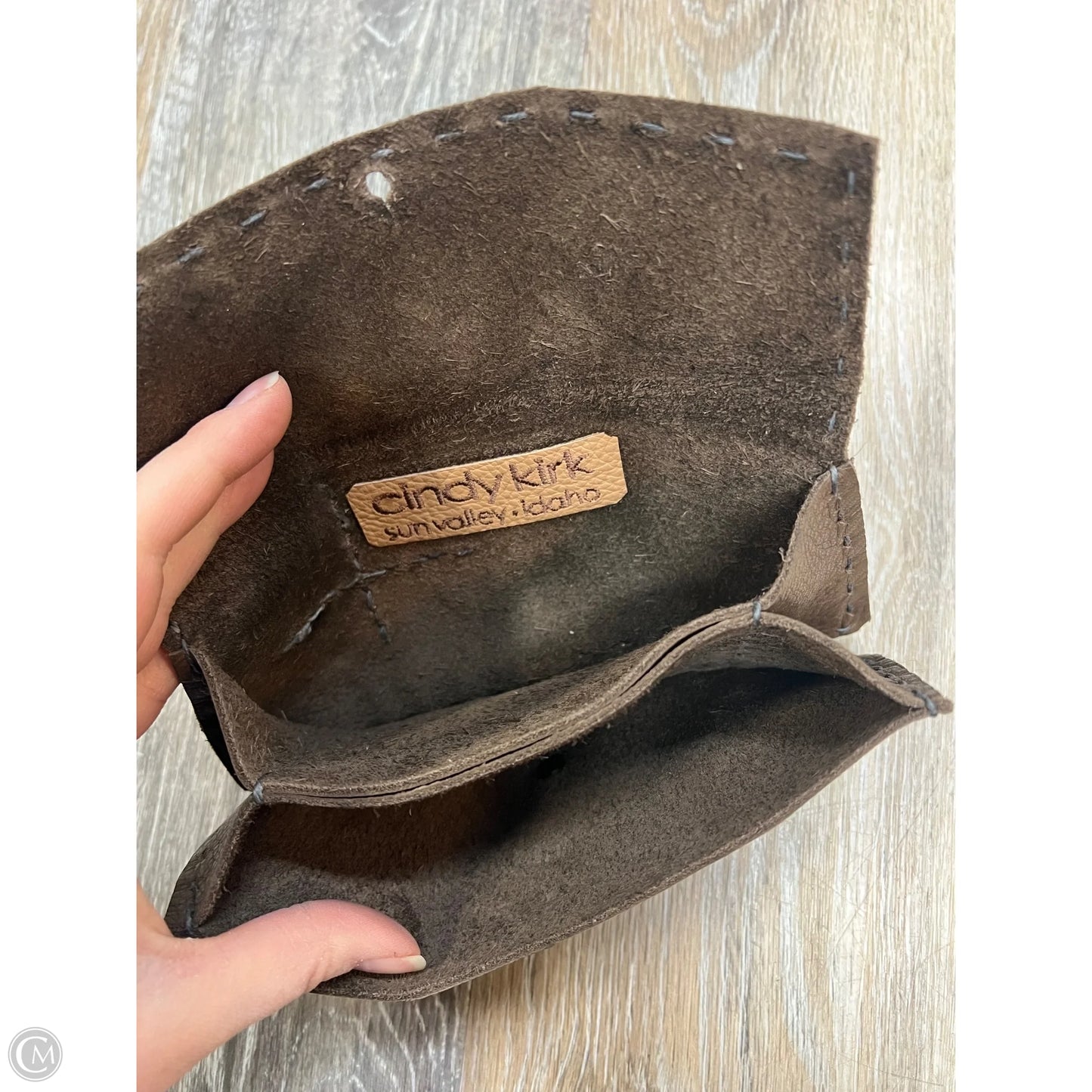 Wallet Leather By Cindy Kirk, Size: Medium