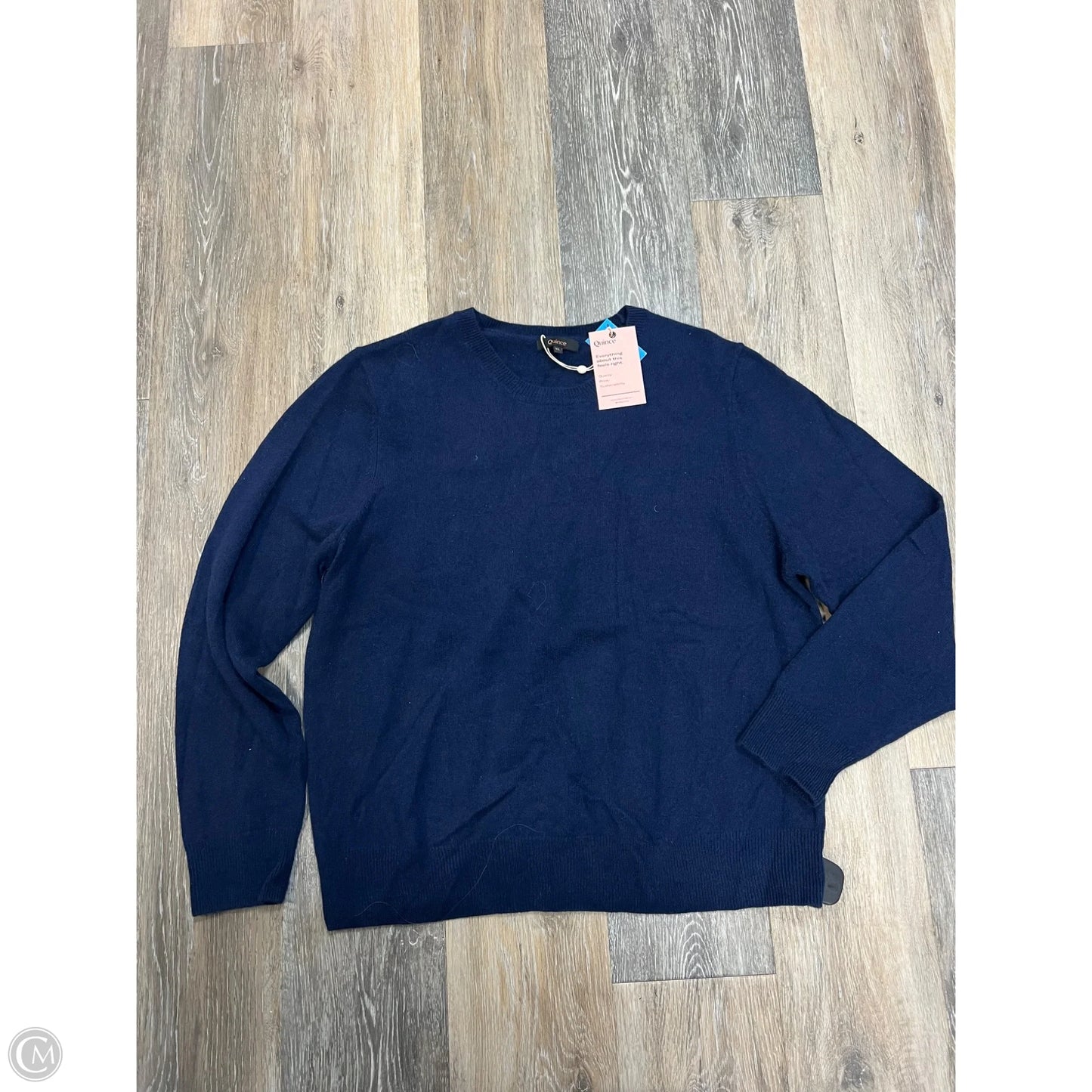 Sweater Cashmere By Quince In Navy, Size: Xl