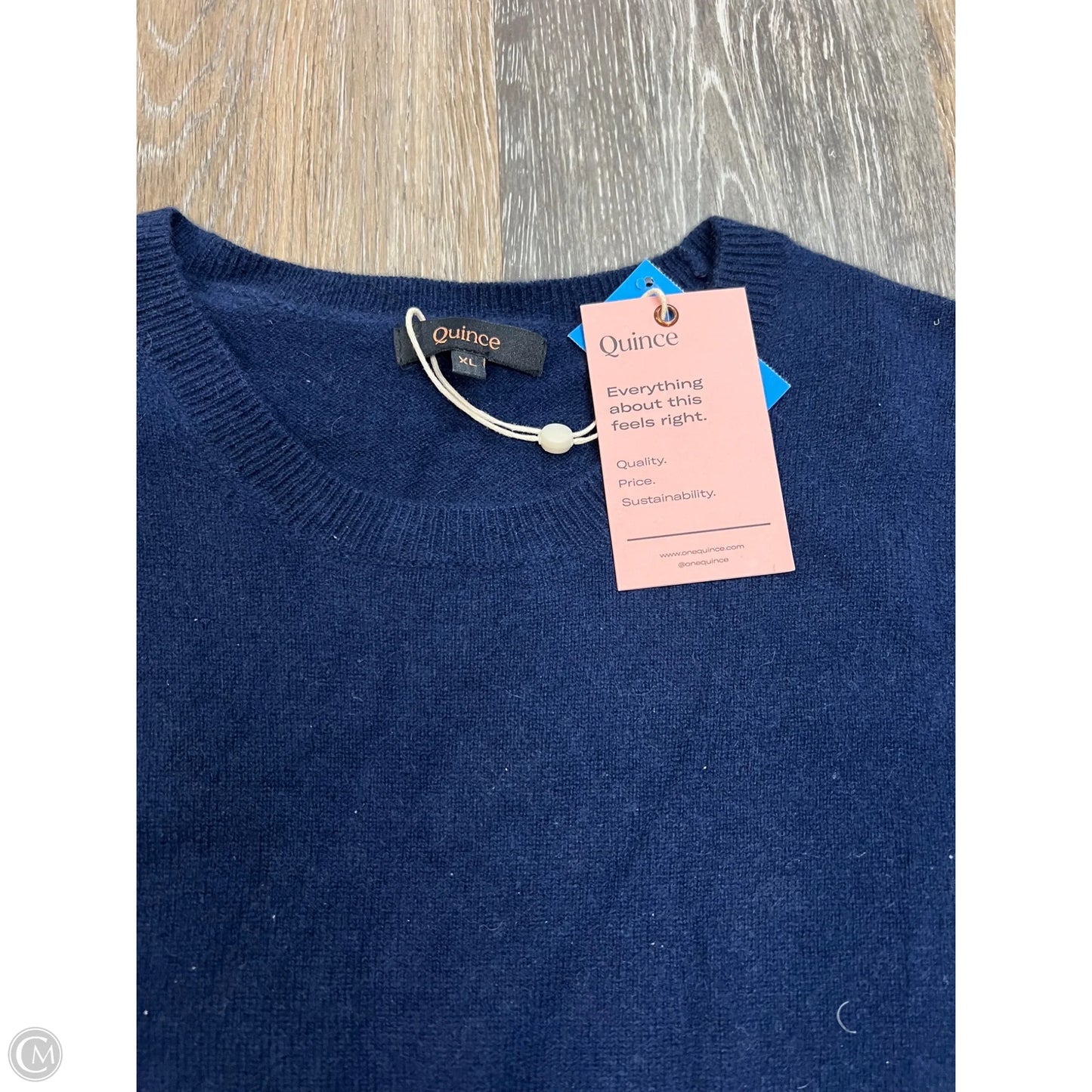 Sweater Cashmere By Quince In Navy, Size: Xl