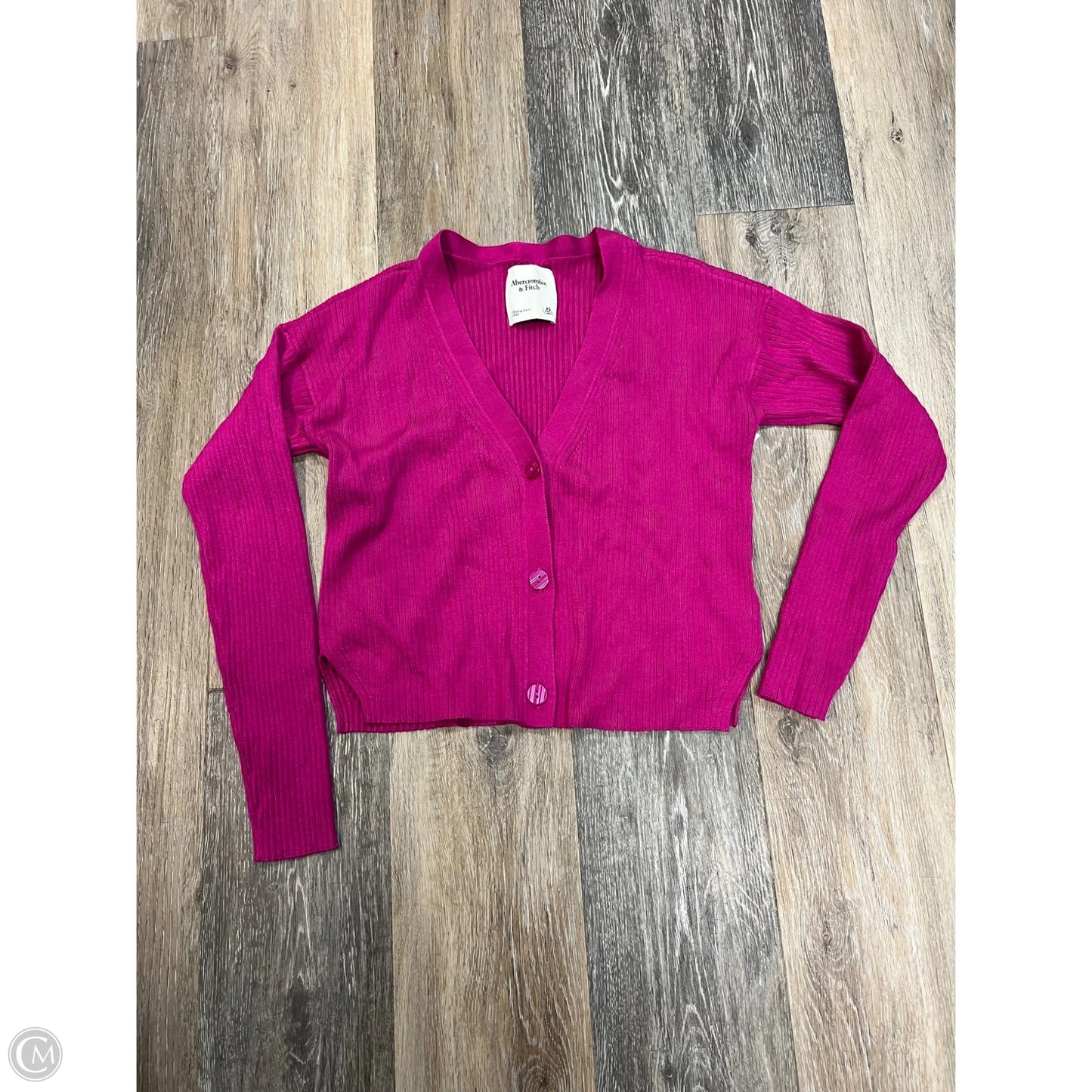 Sweater Cardigan By Abercrombie And Fitch In Pink, Size: Xs