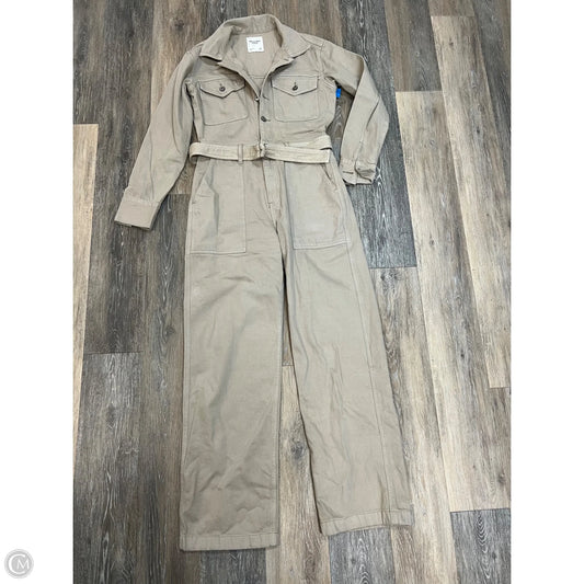 Jumpsuit By Abercrombie And Fitch In Tan Denim, Size: S