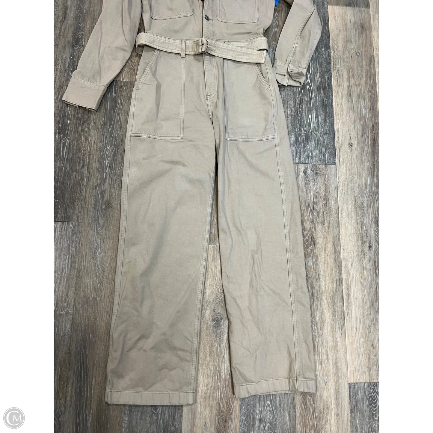 Jumpsuit By Abercrombie And Fitch In Tan Denim, Size: S