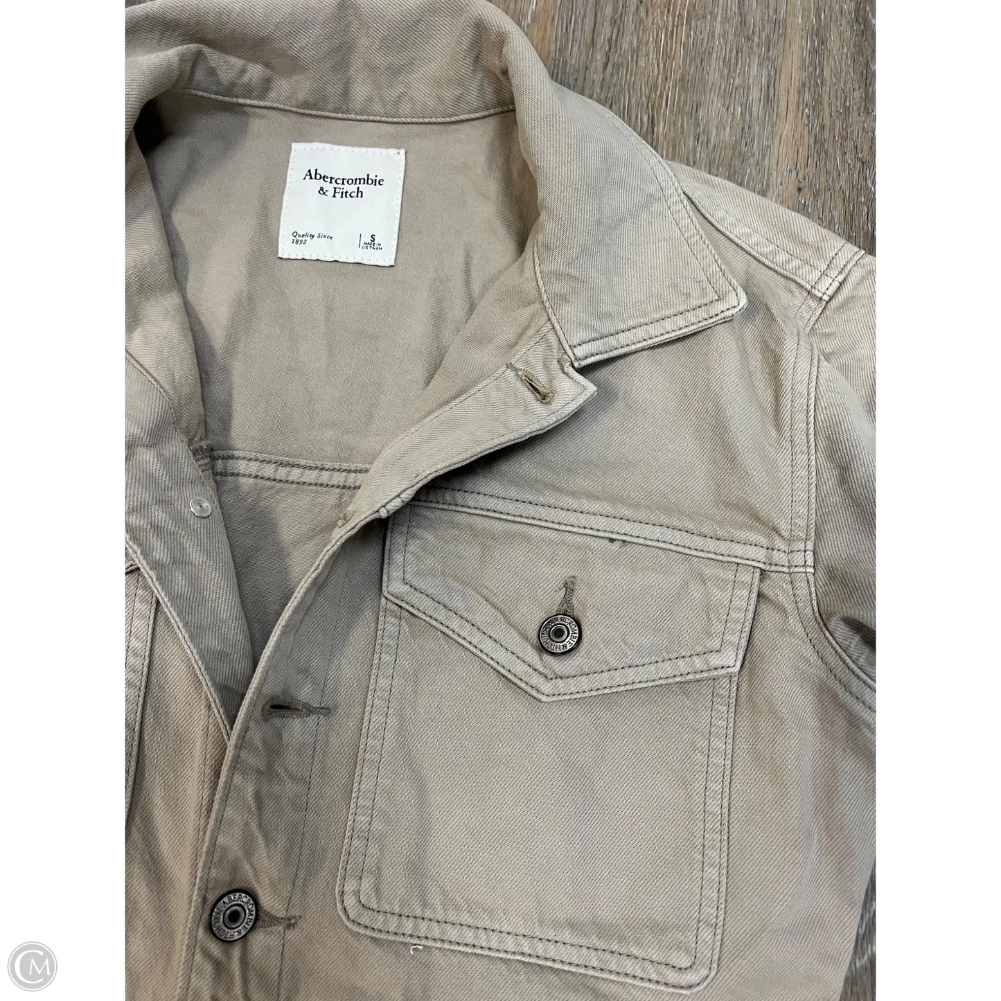 Jumpsuit By Abercrombie And Fitch In Tan Denim, Size: S