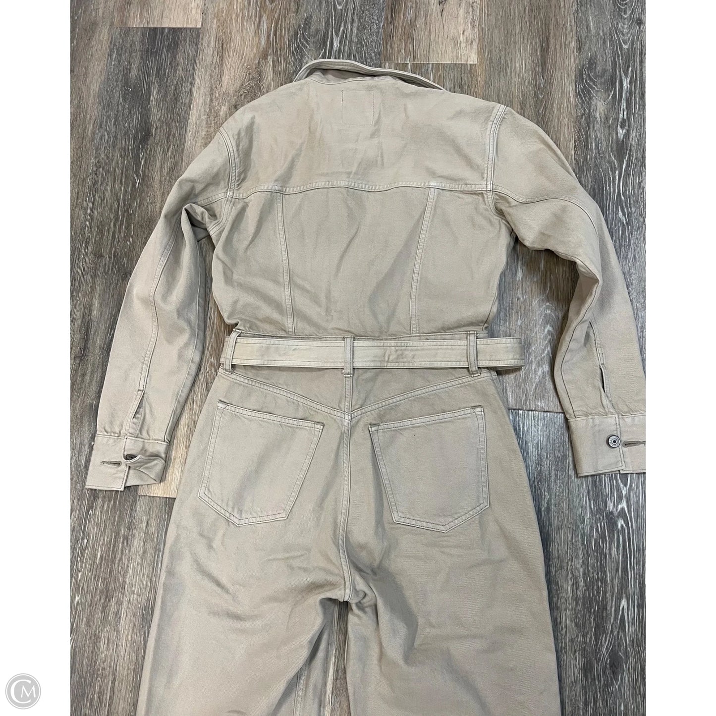 Jumpsuit By Abercrombie And Fitch In Tan Denim, Size: S