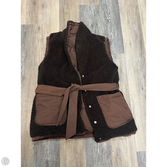 Vest Puffer & Quilted By Varley In Brown, Size: S