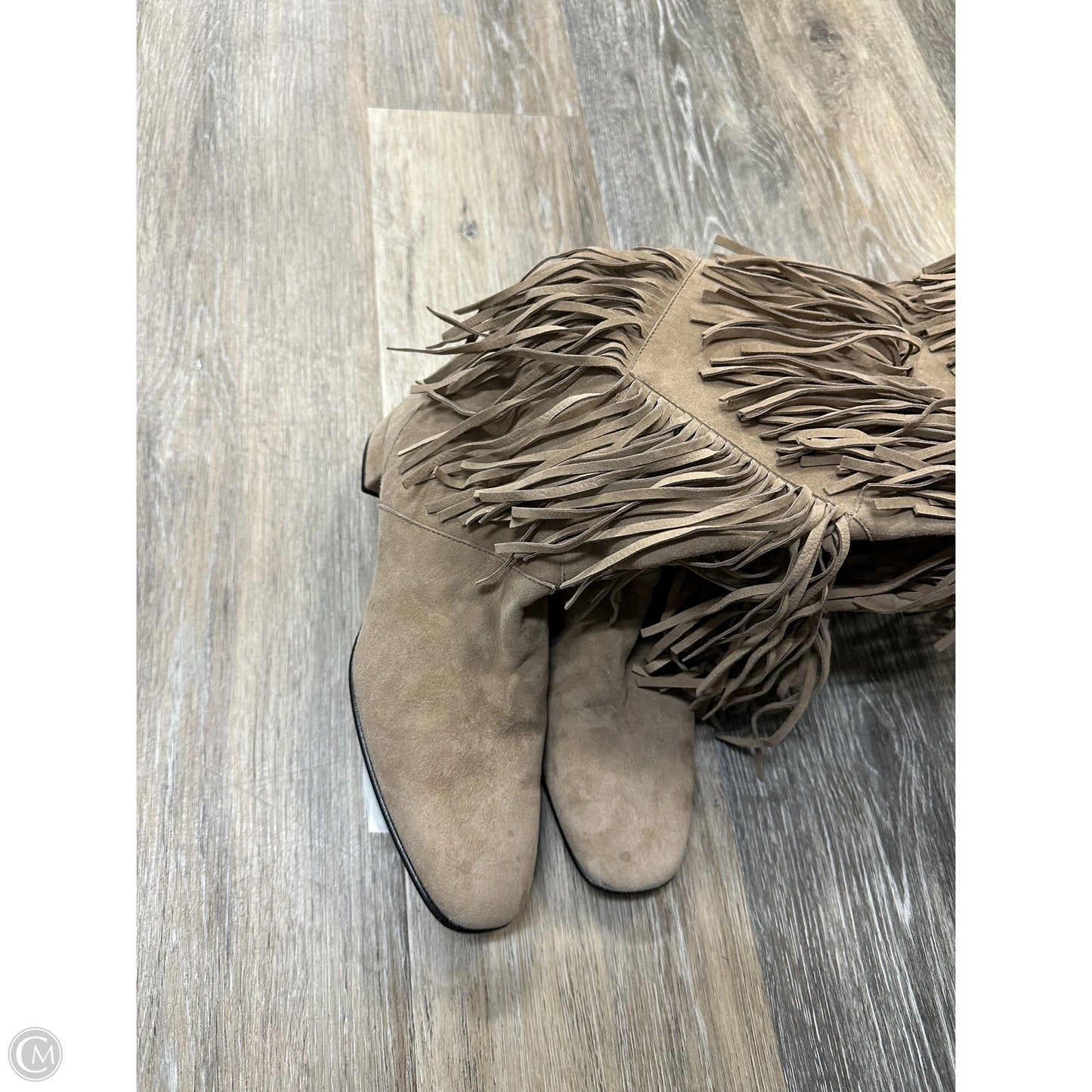 Boots Designer By Roger Vivier In Tan, Size: 5.5