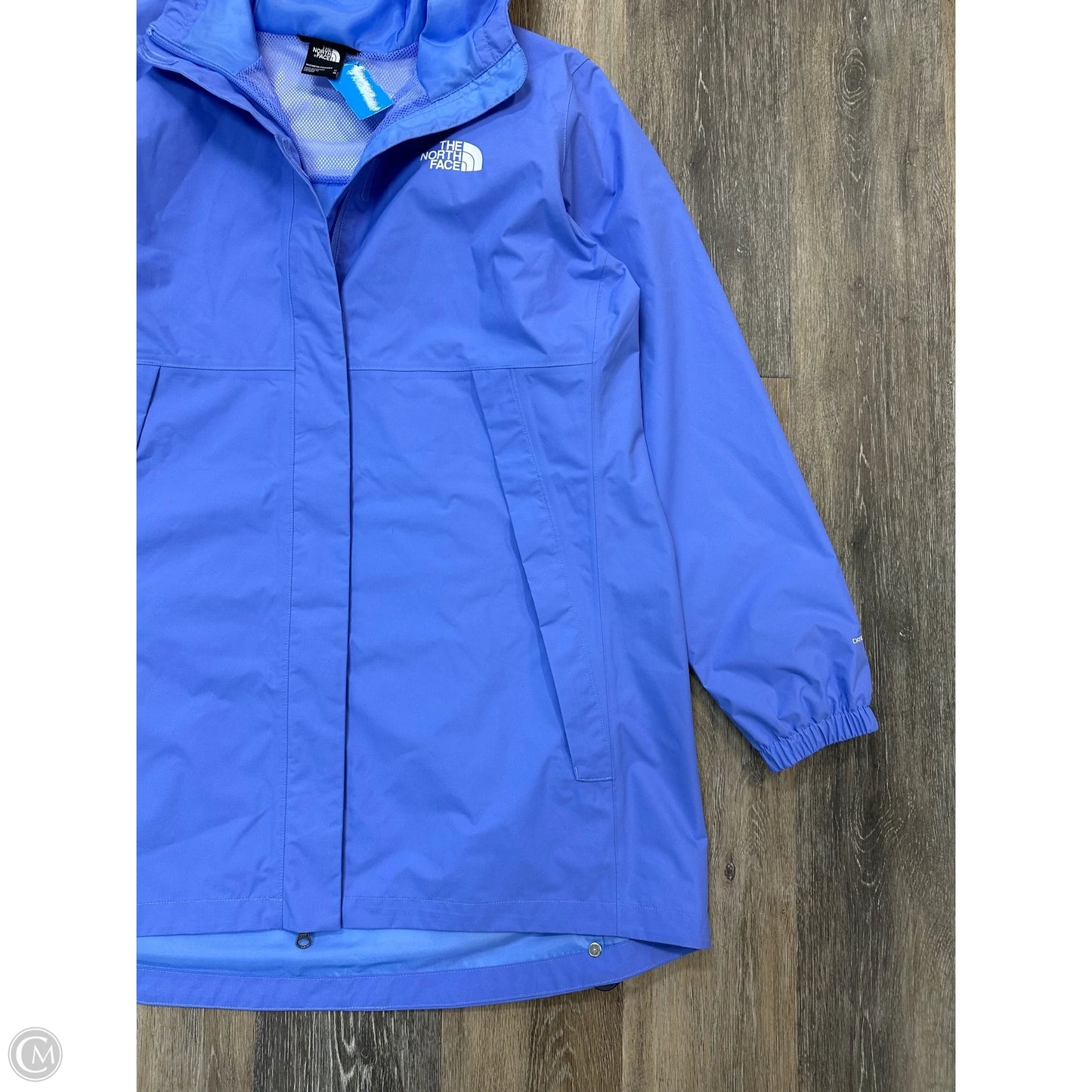 Coat Raincoat By The North Face In Blue, Size: 1x