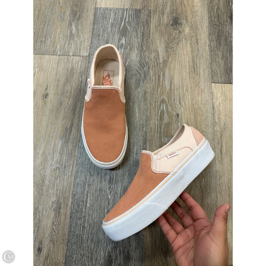 Shoes Flats By Vans In Pink, Size: 7.5