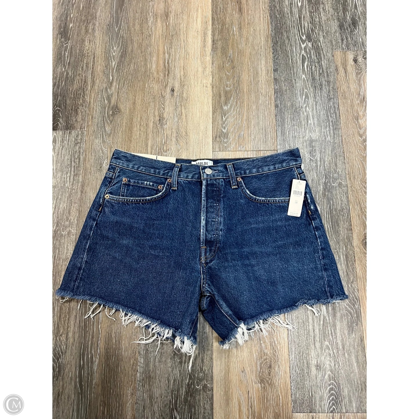 Shorts By Agolde In Blue Denim, Size: 10/30