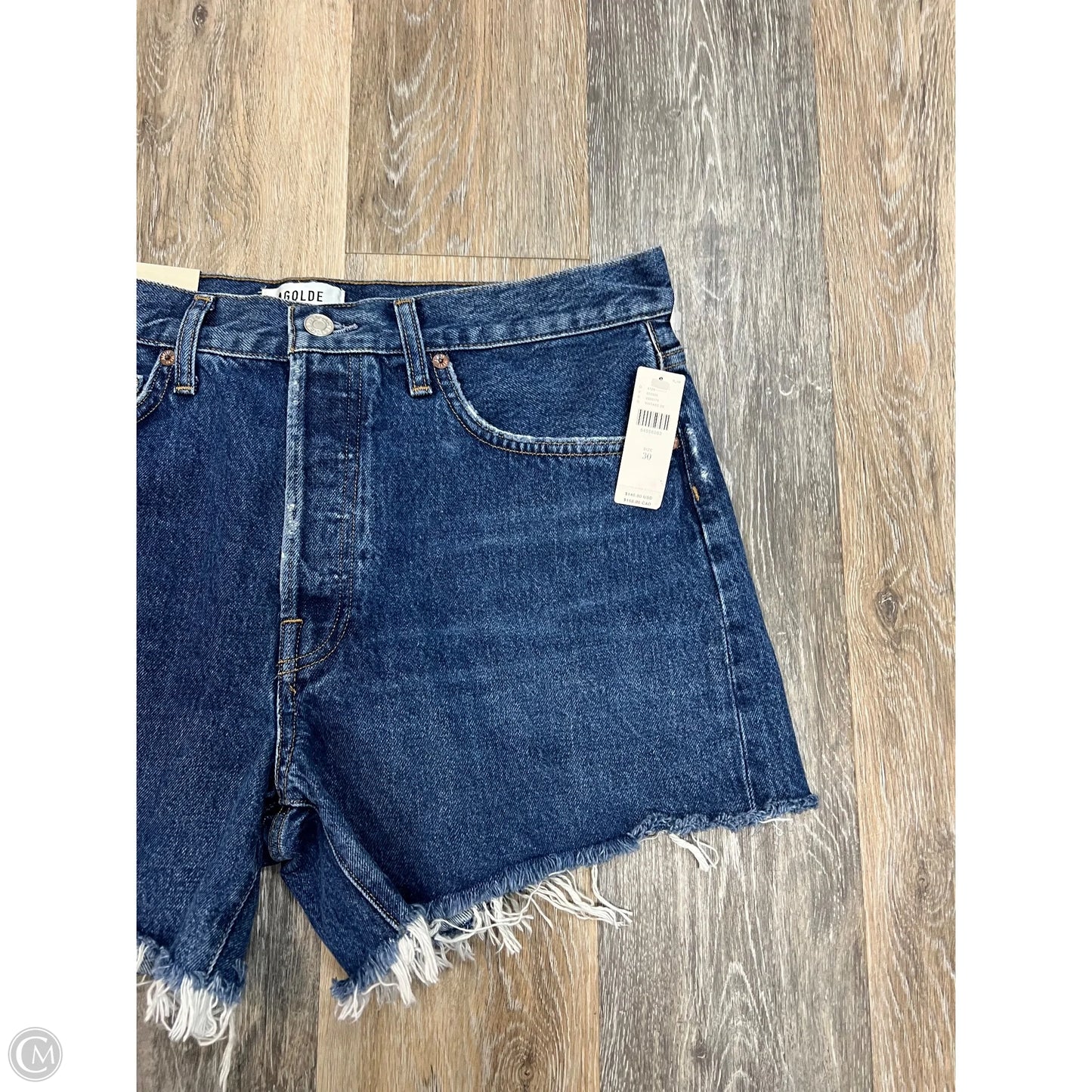 Shorts By Agolde In Blue Denim, Size: 10/30