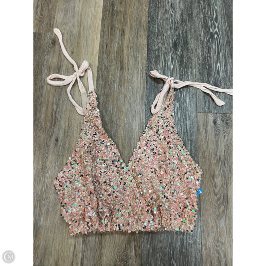 Top Sleeveless By Free People In Pink, Size: S