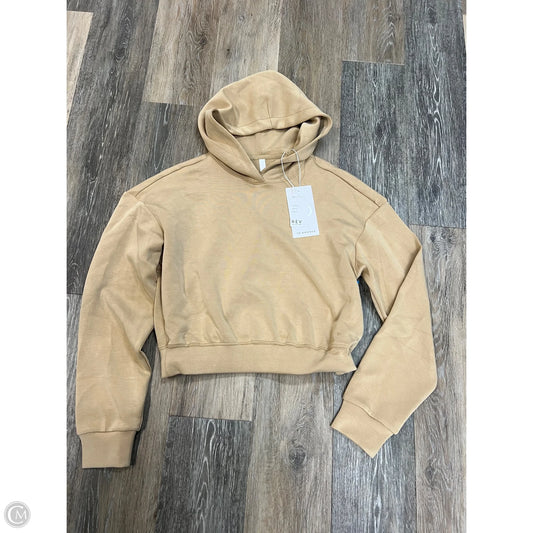 Athletic Sweatshirt Hoodie By 7 Diamonds In Yellow, Size: L