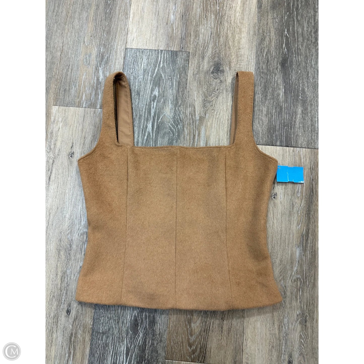 Tank Top By Zara In Tan, Size: M