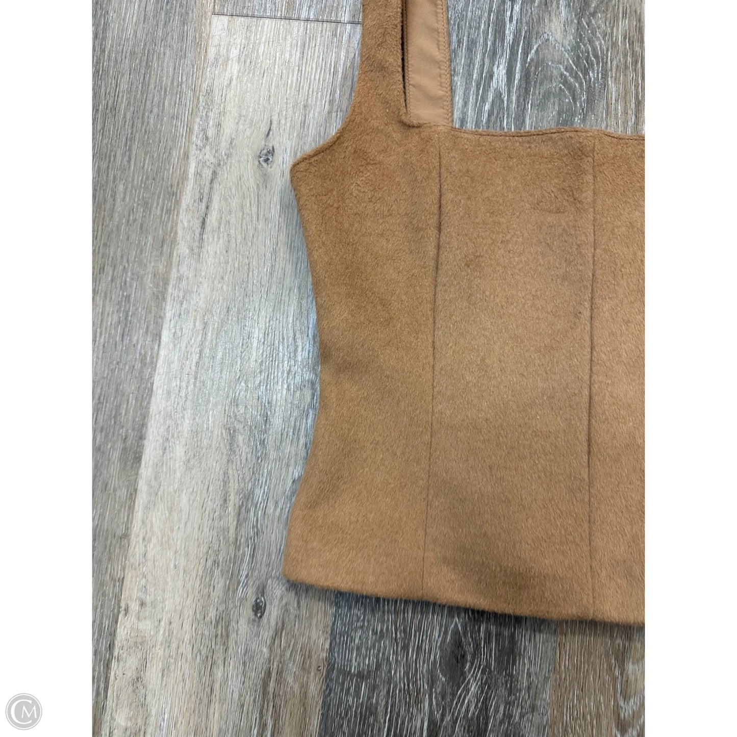 Tank Top By Zara In Tan, Size: M