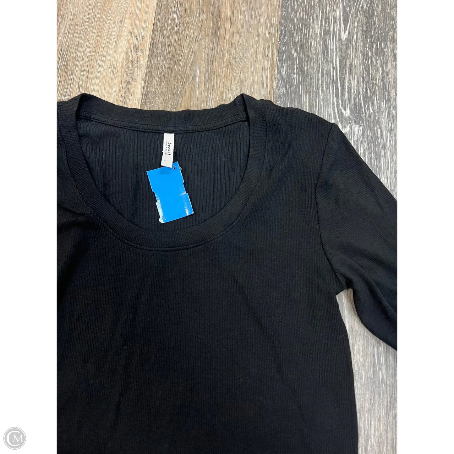 Top Long Sleeve By Be Cool In Black, Size: S