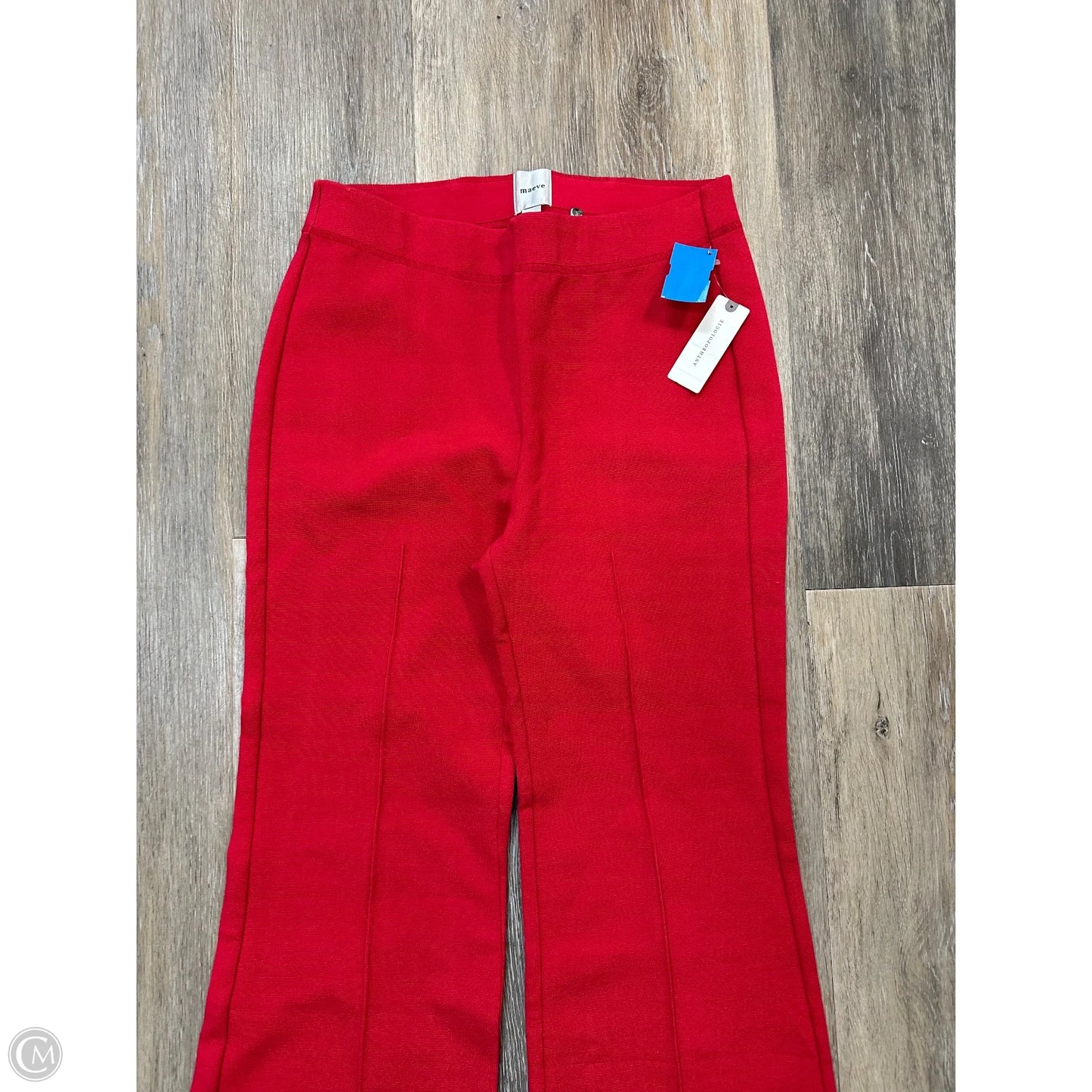Pants Cropped By Maeve In Red, Size: S