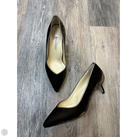 Shoes Heels Kitten By Sarah Flint In Brown, Size: 7.5