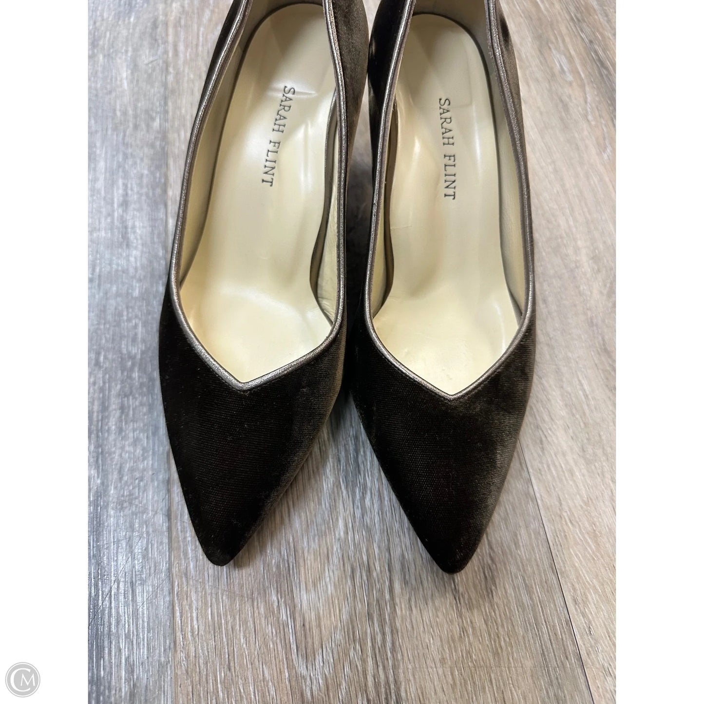 Shoes Heels Kitten By Sarah Flint In Brown, Size: 7.5