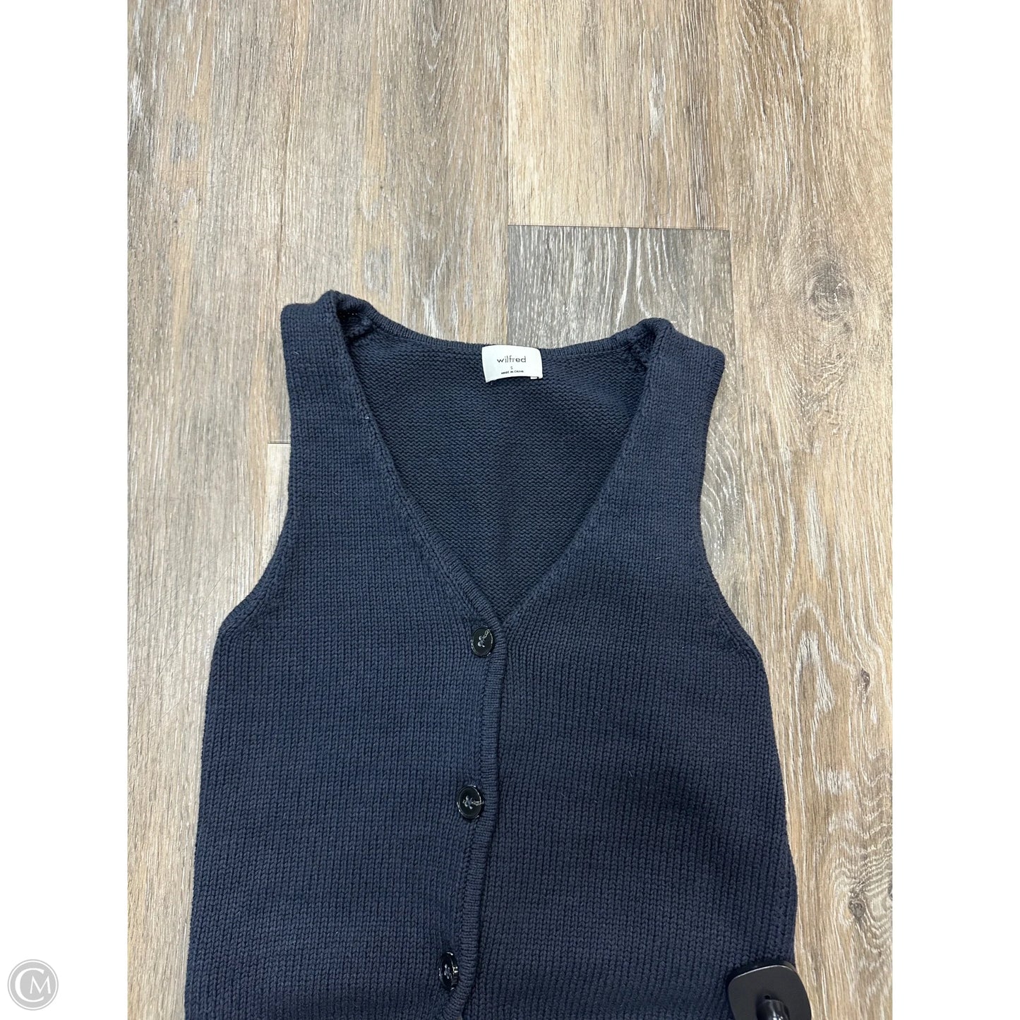 Vest Sweater By Wilfred In Navy, Size: S