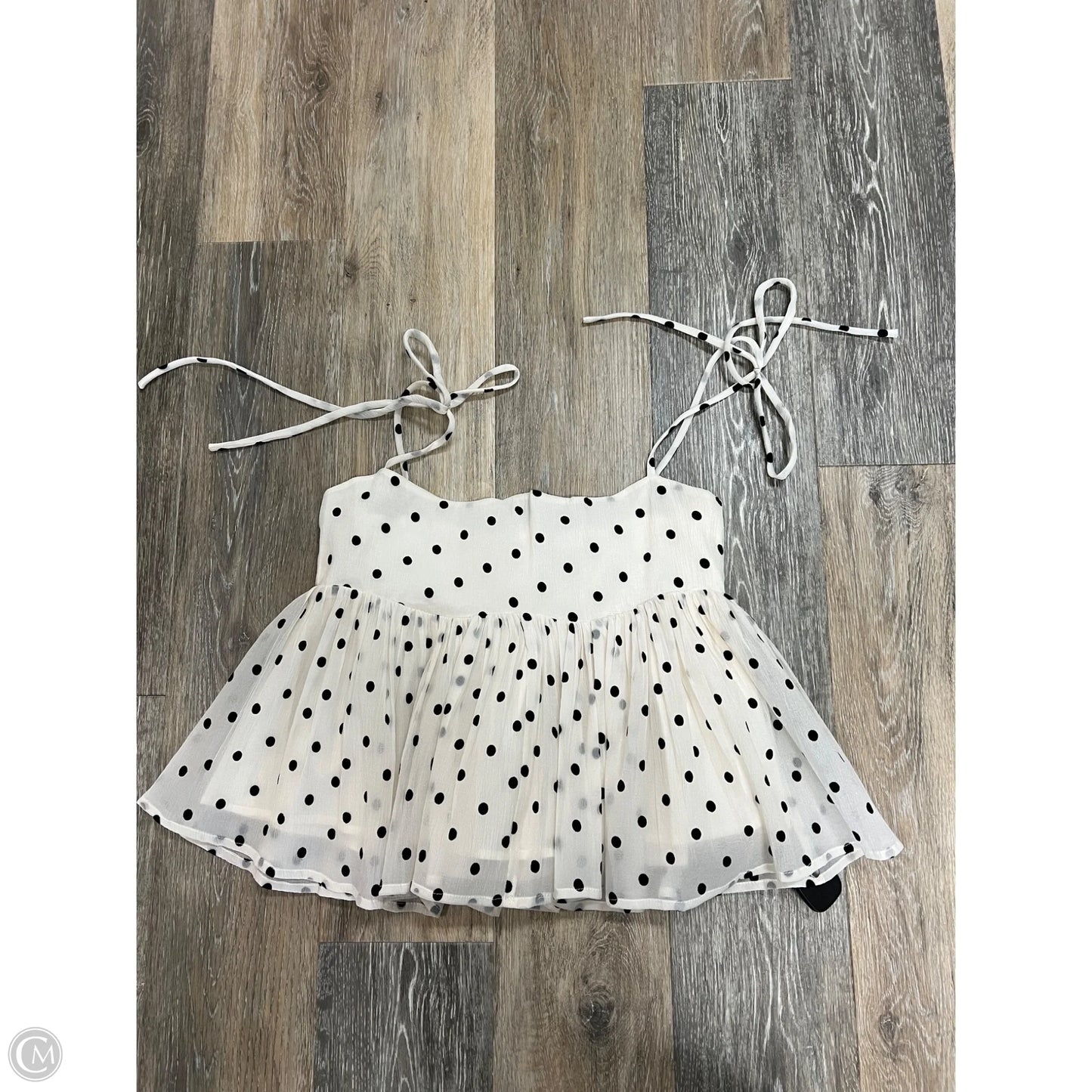 Top Sleeveless By Sofie the Label In Polkadot Pattern, Size: S