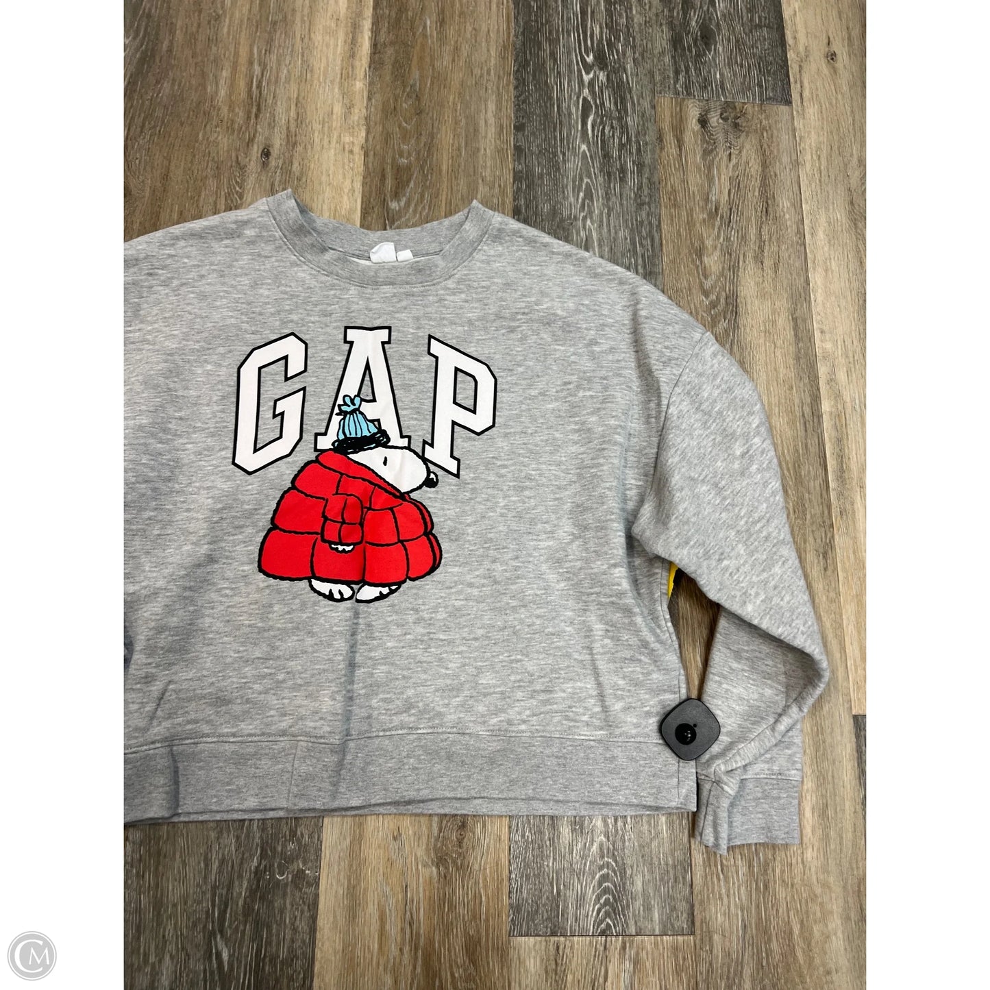 Sweatshirt Crewneck By Gap In Grey, Size: M