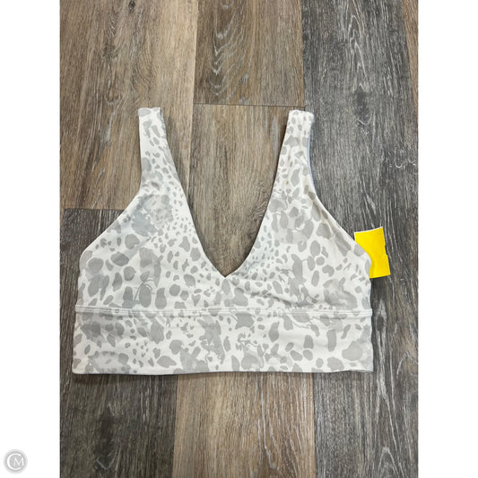 Athletic Bra By Lululemon In Animal Print, Size: 8