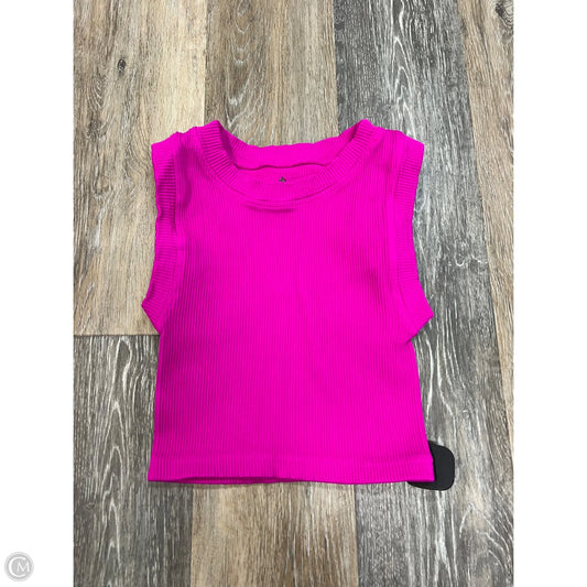 Athletic Tank Top By Free People In Pink, Size: XS/S